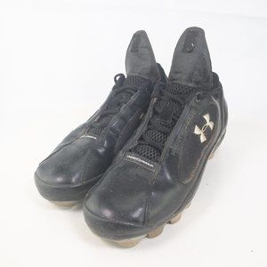 Under Armour Black Football Cleats Men’s 8 Molded Stud Athletic Shoes